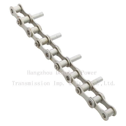 Zinc Plated Short Pitch Conveyor Chain with Extened Pins 10A