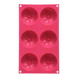 6 Cup Pink Flower Mould