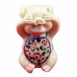 R0771 Cartoon Pig Year Animal Silicone Candle Mold