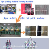 Kpu PU Rpu Surface Color Hot Press Printing Machine