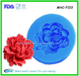 Flower Series Peony Pattern Silicone Molds for Sweets