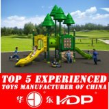 2015 Plastic Material and Outdoor Playground Type Kids Play Equipment Slides (HD15A-030C)
