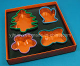 Silicone Edged Stainless Steel Cookie Cutter (HYBC-1233)