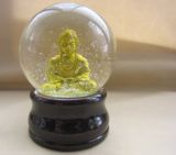 Polyresin Religion Buddha Water Snow Globe