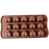 Heart Silicone Chocolate Molds Wholesale B0026