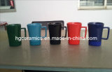 16oz Ceramic Mug with Silicon Bottom