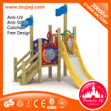 Kindergarten Wooden Outdoor Playground Equipment Guangzhou