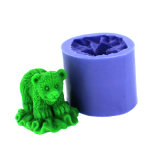 Cartoon Animal 3D Bear Silicone Candle Mould Lz0121
