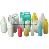 Round Pet Plastic Cosmetic Shampoo Bottle