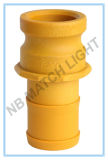 Nylon Adapter Type E Cam&Groove Fittings with Grooved Hose-Shank