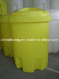 Yellow Color PE Brine Tank/PE Round Salt Tank/Plastic Salt Tank