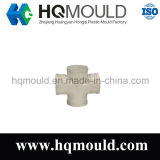 Plastic Injection Pipe Fitting Cross Mould