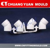 PVC Elbow 45 Degree with 4 Cavity Pipe Fitting Mold