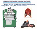 Running Shoes Fabric Upper Hydraulic Heat Pressing Forming Machine