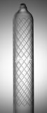 Cross Ribbed Glass Condom Mould