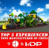 2015 Plastic Material and Outdoor Playground Type Kids Play Equipment Slides (HD15A-028A)