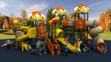 Fashsion Style Outdoor Children Slide Playground Amusement Equipment