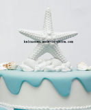 Ceramic Cake Topper for Wedding (KNS-CATP002)