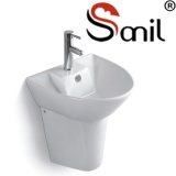 Irregular Special Shape Wall Hung Washing Sink (S9037)