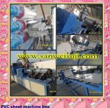 PVC Wide Floor Leather Extrusion Line