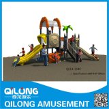 Plastic Playground Slide, Playground Equipment (QL14-118C)