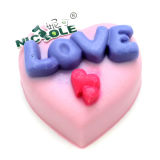 R0032 Love Heart Shape Silicone Soap and Chocolate Mould for Valentine's Day