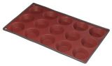 Two Color Silicone 15 Cup Tartlet Muffin Pan & Cake Mould &Bakeware FDA/LFGB (SY1906)