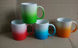 Gradual Change Color Mug, Spray Color Ceramic Mug