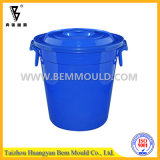 Blue Plastic Injection Bucket Mould (J400131)