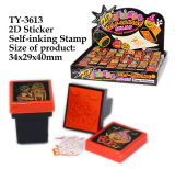 Funny 2D Sticker Self-Inking Stamp Toy