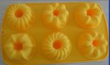 Silicone 6 Cup Muffin Mold