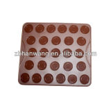B0070 Silicone Macaron Macaroon Silicone Cookies Mold Sheet Muffin Baking Mould Mat Pastry Tool
