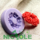 F0175  2012 High Quality Silicone Flower cake decoration molds