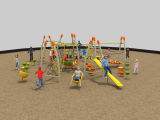 New Style Outdoor Children Playground Equipment--17501