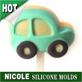 Cartoon Car Shape Silicone Popsicle Ice Cream Mold for Baby