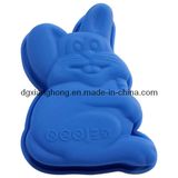 Rabbit-Shaped Silicone Mini Cake Mould (XH-011078)