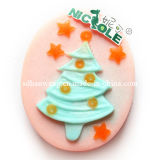 Nicole Christmas Tree Silicone Soap Molds R0197