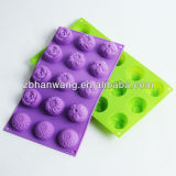 Different Flowers Silicone Cookies Mold Multi Cavity Silicon Bakery Biscuit Mould Rose Chocolate Mold B0104