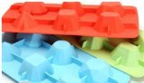 Diamond Shaped Rubber Silicone Ice Cube Tray/Pan