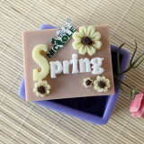 H0003 Square Handmade Natural Spring Silicone Soap Mold