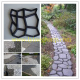 Hot Selling PP Garden Random Floor Tile Stepping Stone Stamping Decorative Pathway Path Paving Pathmate Mould