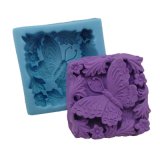 Handmade Silicone Soap Mold -The Butterfly Garden (R0816)