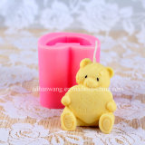 R0499 Cartoon Bear 3D Animal Candle Mold for Valentine's Day