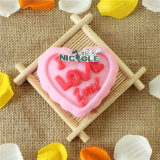 R1411 Heart Shape Silicon Soap Form Silicone Chocolate Mold for Lover