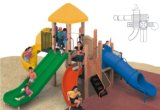 Child Wooden Outdoor Playground Equipment QQ12043-1