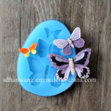 F0319 Silicone Rubber Resin Mold Flower Soap Resin Clays Cameo Decoration Mold The Butterfly