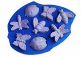 B0002 Different Cartoon Animal Shape Silicone Chocolate Mold/ Silicon Biscuit Baking Mold