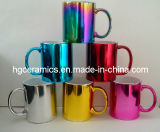 Electroplating Ceramic Mug, Metallic Mug