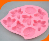 Pink Food Grade LFGB Silicone Ice Mould (BZ-SM002)