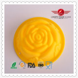 Big Flower-Shaped Non-Stick Silicone Rose Cake Mold/Mould
